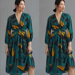 Abstract Print Dress